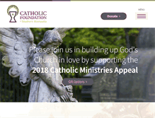 Tablet Screenshot of catholicfsmn.org